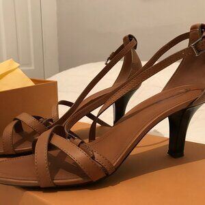 TOD'S sandal - light brown/caramel color - leather - women size: 41